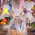 thumbnail image 4 of 12 Pcs Clear Cellophane Bags 18x30 Inch Cellophane Wrap for Gift Baskets Cello Gift Bags for Graduation Gifts Basket Stuffers Candy Wedding Party Baby Bridal Shower Wine Bottles, 4 of 4