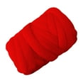 thumbnail image 4 of Fil Épais Tricotage Tricot à Bras Fil Doux 250 g pour Bricolage Fabrication de Tapis Chandails Rouge, 4 of 8