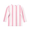 thumbnail image 4 of GaThRRgYP Girls Long Sleeve Seamless Top,Boys Girls Shirts Interest Stripe Print Tshirt 3/4 Sleeve Top Funny Graphic Tshirts 3-12 Years Pink#3 3 Years, 4 of 4