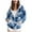 Blue, variant on Zip up Hoodies for Women Tie-Dye Acid Wash Oversized Sweatshirt Fall Fashion Jacket Cute Y2k Winter Teen Girls Pullover (Purple, 6XL)