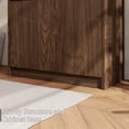 thumbnail image 6 of Eclife 48" Wood Bathroom Vanity Set with Double Sink Top, Faucet and Drain, Without Mirror,Dark Walnut, 6 of 10