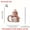 G, variant on Moocorvic 26 Initial Letters Christmas Tree Decoration Pink Snowman Hanging Xmas Ornaments(Z)