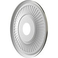 thumbnail image 4 of Ekena Millwork 16"OD x 3 1/2"ID x 1"P Berkshire Thermoformed PVC Ceiling Medallion (Fits Canopies up to 7"), Metallic Dark Bronze, 4 of 5