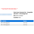 thumbnail image 2 of Valve Cover Grommet Set - Compatible with 2013 - 2016 Dodge Dart 2014 2015, 2 of 2