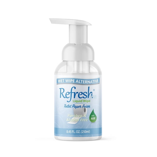 Papel higiénico Foam Refresh Liquid, sin toallitas, 250 ml