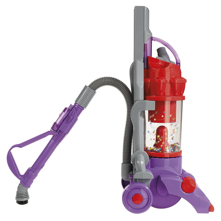 Casdon Dyson Toys - Cordless Vacuum Cleaner - Purple & Orange Interactive  Toy Replica with Real Function & Attachments - Kids Cleaning Set - For