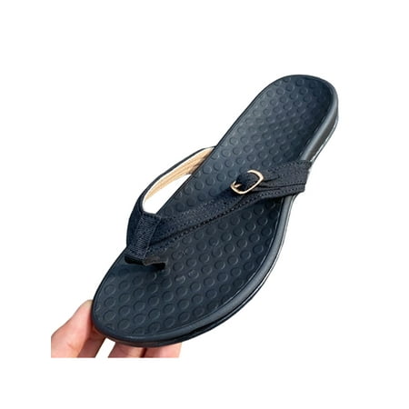 

Ymiytan Women s Arch Support Beach Flip Flops Comfort Sandals w/Anti-Slip Soles