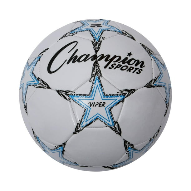 Balón de fútbol Champion Sports Viper, tamaño 5, TPU suave al tacto