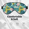thumbnail image 3 of Disketp Tropical Floral Print Sleep Mask-Eye Mask for Sleeping,Comfortable & Super Soft Eye Mask with Adjustable Strap,Travel Eye Mask, 3 of 7