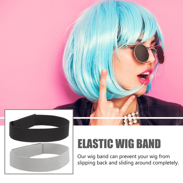 2pcs Wig Bands Elastic Wig Edge Bands Wig Lace Melting Bands Wig Net Bands