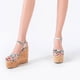 thumbnail image 4 of Nueva moda de verano para mujer con hebilla con estampado de serpiente Sandalias de tacón alto para mujer Wmkox8yii  hfjk165, 4 of 9