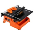 thumbnail image 1 of QinaQin 7-Inch Wet Tile Cutter with Adjustable Slitting Rails and Beveling Gauges (0-45° Beveling), Water Cooling System, Durable Iron Worktable, Suitable for Tile/Stone Cutting, 1 of 8