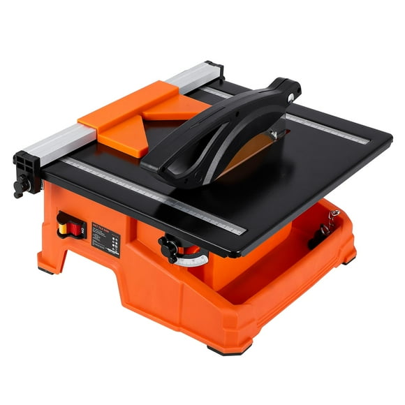 GarveeTech 7 inch Wet Tile Saw, 6500 RPM & Pure Copper Motor, Bevel cuts tile from 0 to 45, Tile Cutter Wet Saw with Water Reservoir for Cutting Tiles and Stones, for DIY Enthusiasts