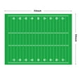 thumbnail image 4 of Mantel de fútbol, ​​paquete de 2 fundas para mesa de fútbol (54" x 72") para decoraciones de Superbowl, día de juego, portón trasero, 4 of 7