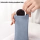 thumbnail image 5 of Bolsa de almacenamiento portátil mini con cordón de cierre automático de color azul claro, 5 of 6