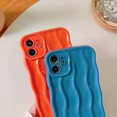 thumbnail image 4 of Compatible with iPhone 11 Case,Cute 3D Water Ripple Pattern Curly Wave Frame Soft TPU Back Full Body Screen Camera Protective Cover Bumper Shockproof case for Women and Girls-Blue, 4 of 13