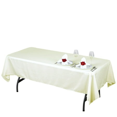 

BalsaCircle Patriotic Veterans Day 6 Pieces 60 x 102 Ivory Rectangle Tablecloths 4th of July Independence Day