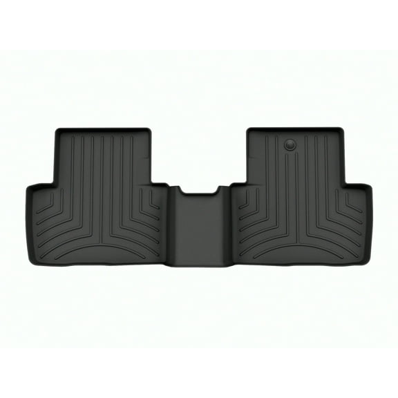 WeatherTech Custom Fit FloorLiners compatible with Honda Civic, Civic Si - 2nd Row, Black