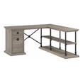 thumbnail image 1 of Coliseum L Shaped Desk with Storage in Driftwood Gray - Engineered Wood, 1 of 6