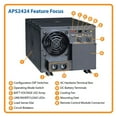 thumbnail image 6 of Tripp Lite by Eaton PowerVerter APS 2,400-Watt 24-Volt DC/120-Volt Inverter/Charger with Auto-Transfer Switching, APS2424, APS2424, 6 of 6