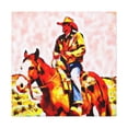 thumbnail image 1 of Pony Express Triumphant. - Canvas, 1 of 10