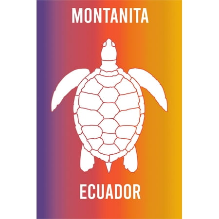 

Monmouth Beach New Jersey Souvenir 2x3 Inch Fridge Magnet Turtle Design