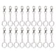 thumbnail image 1 of GOOHOCHY 60 conjuntos de broches de acero de acero inoxidable anillos de llave de bricolaje de langosta Accesorios, 1 of 7