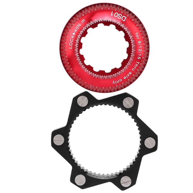LYUMO Bicycle Parts,Brake Center Lock Bike 6 Bolts Disc Rotor Adapter Set Bicycle Aluminium Alloy Accessory,Bike Center Lock