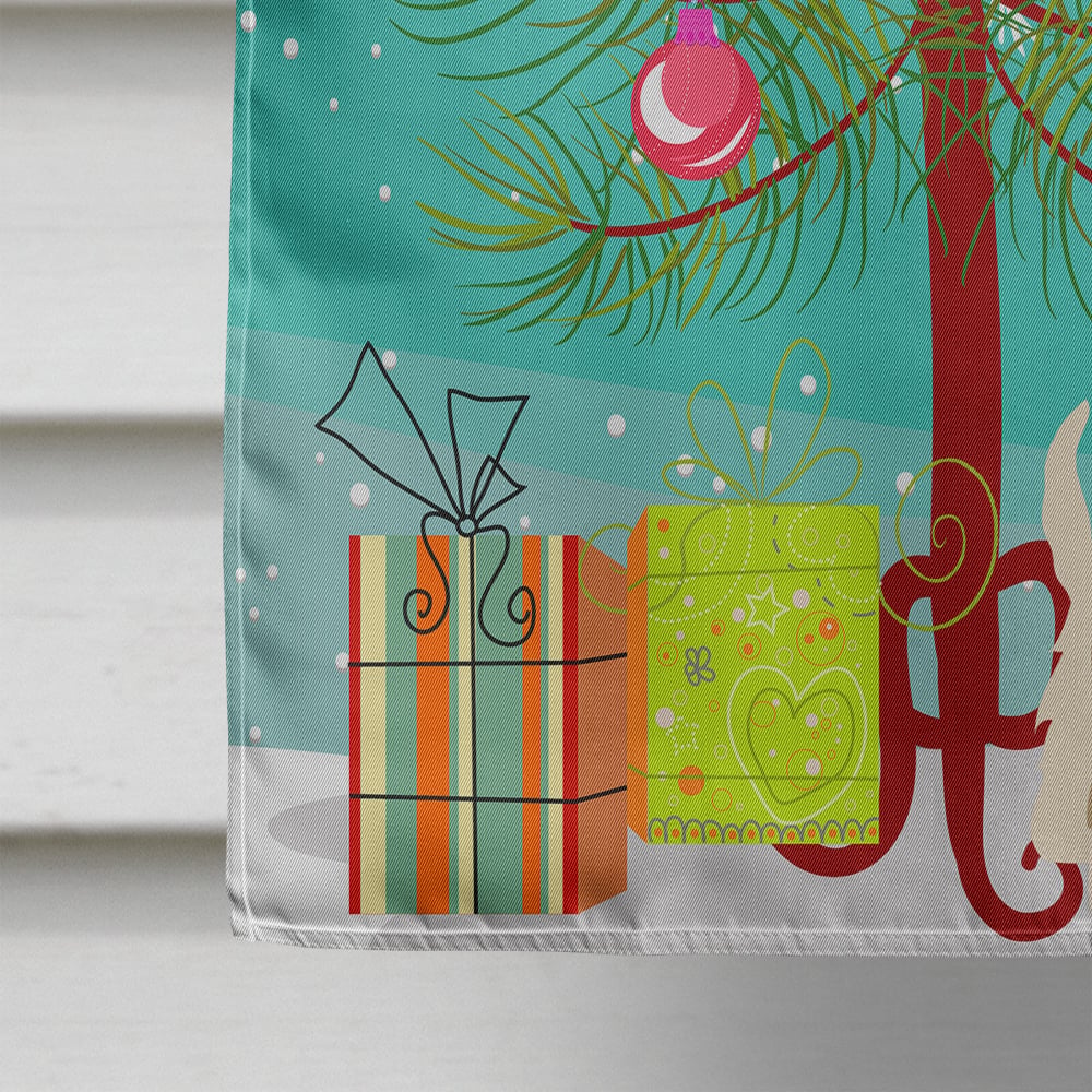 Merry Christmas Tree Soft Coated Wheaten Terrier Flag Canvas House Size