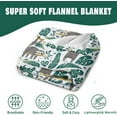 thumbnail image 2 of Sloth Blanket, Soft Sloth Throw Blanket for Adults Kids, Cozy Fleece Flannel Quilt for Boys Girls Lightweight Warm Travel Couch Bed Blankets, Green 40"X50", 2 of 6