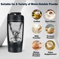 thumbnail image 2 of Electric Protein Shaker Bottle 630ML Portable Blender Mixing Cup For Gym Office Home, 2 of 6