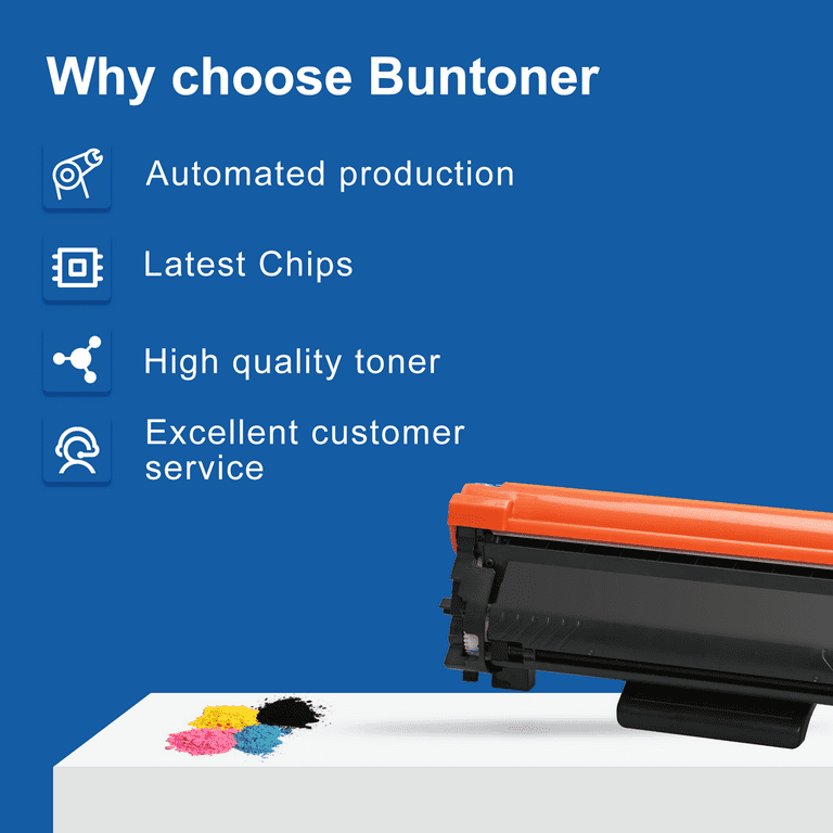 Kineco 2 Toner kompatibel für Brother TN2010 TN-2010 für Brother DCP