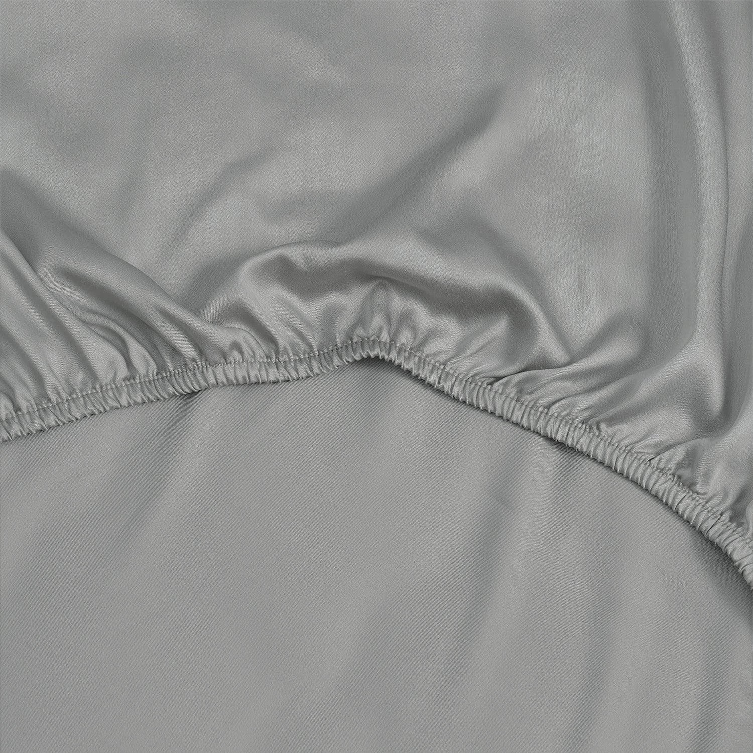 SLASHOP FURRFREE Bamboo Viscose Fitted Sheet, Pet Hair Resistant, Twin XL