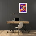 thumbnail image 3 of SARA Design 12x14 White Modern Wood Framed Museum Art Print Titled - Frohlicher Rottanz, 3 of 4