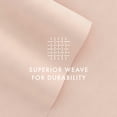 thumbnail image 6 of Noble Linens 4 Piece Solid Microfiber Bed Sheet Set, Blush, Full, 6 of 11