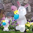 thumbnail image 5 of 5.74 ft Easter Inflatable Decorations with Eggs Lighted Rabbit Toy Colorful Cute for Holiday Garden Easter Lawn Decor, 5 of 7