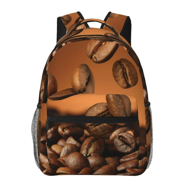 Balery Coffee Beans Mochila Escolar Impresa, Mochila Ligera para Viajes Casual, Mochila Duradera y Cómoda Multifuncional, Mochila para Laptop-One Size