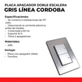 thumbnail image 2 of Set 2 Placas CON Apagador Doble Sanelec 4636, 2 of 5
