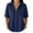 Navy, variant on longantii Women’s Cotton Linen Polo Shirt Casual Short Sleeve Gauze Shirts Short Sleeve Button Down Shirts Summer Blouses Top Light Green L