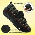 thumbnail image 3 of Unisex Slippers Fuzzy House Shoes Sock with Non-slip rubber sole Mens Womens, 3 of 6