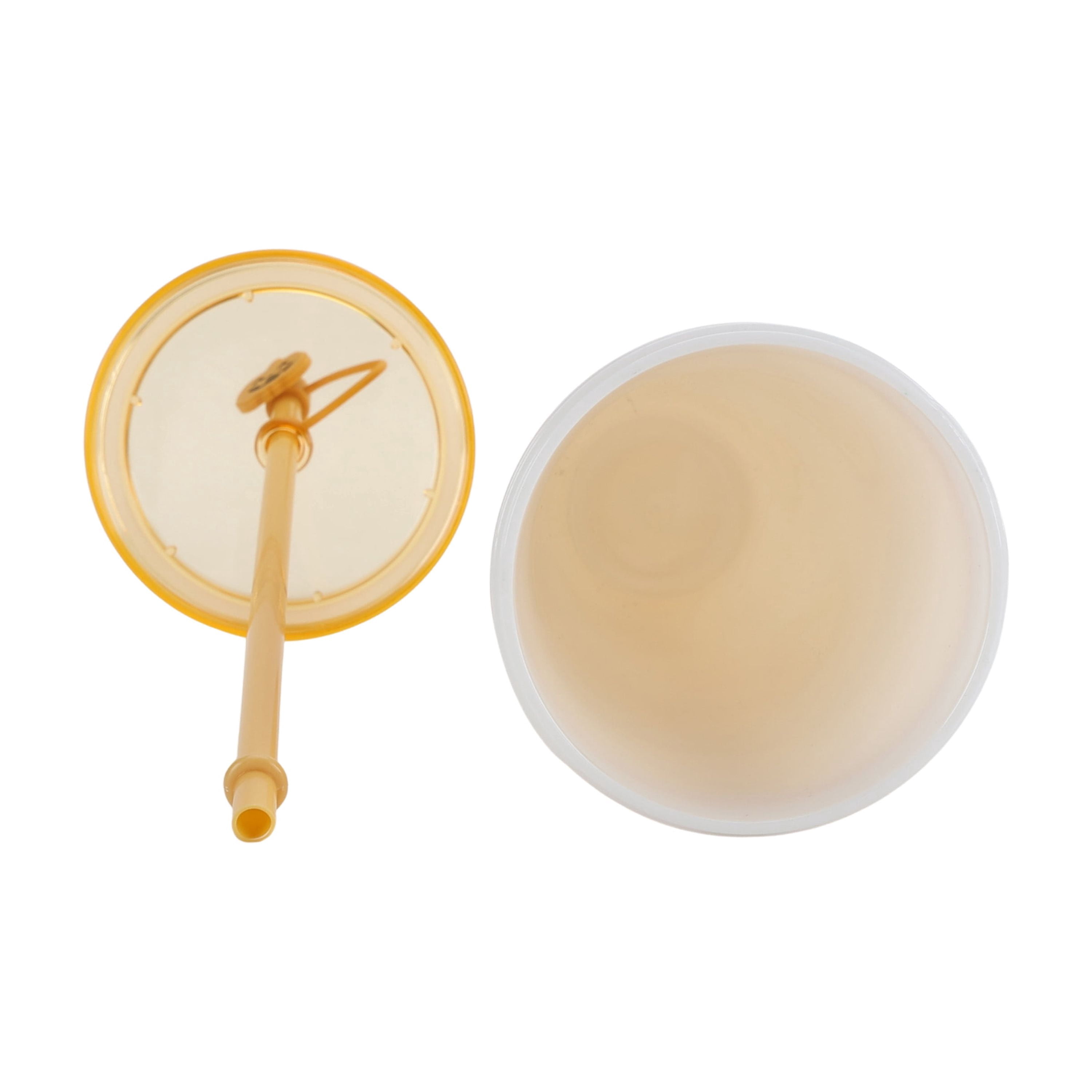 Way To Celebrate 26 oz Glow-in-the-Dark Double Wall Acrylic Jack o Lantern Tumbler with Silicone Straw Topper, Orange