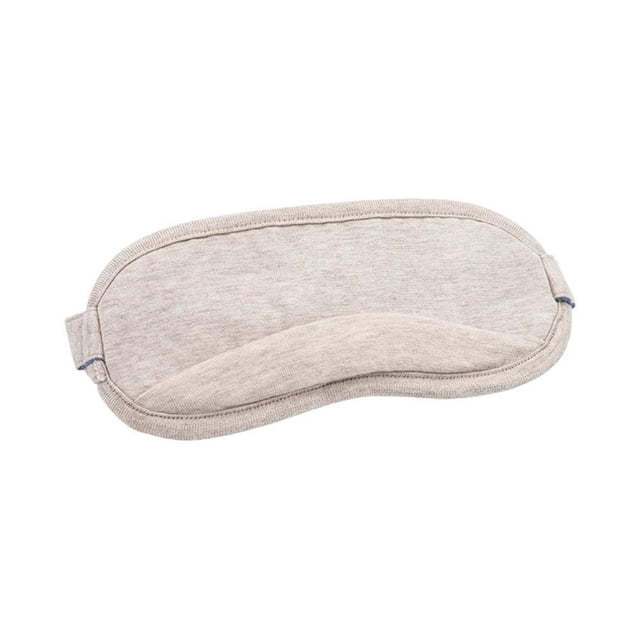 8H Eye Mask Sleeping Travel Blinder Rested Eyepatch Cotton Portable Cover Breathable Blindfolds Rest Comfortable Goggles Therapy Women Beige