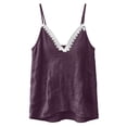 thumbnail image 3 of LIaqionyy Womens Summer Tank Tops Cotton Linen Sleeveless Cami Shirts Casual Loose Tunic Spaghetti Strap Camisole, 3 of 7
