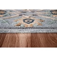 thumbnail image 4 of LR Home Daisey 2'3" x 6'9" Blue/Gray Trellis Wool Indoor Runner Area Rug, 4 of 6
