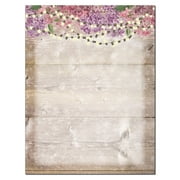 Stonehouse Collection Floral Plank - 8.5 x 11 Inches, 60 Sheets