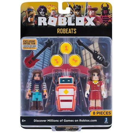 Jazwares Roblox Celebrity Collection RoBeats Game Pack Action Figure, 8-Piece 2-Pack