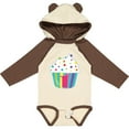 thumbnail image 3 of Inktastic 1st Birthday cupcake Boys or Girls Long Sleeve Baby Bodysuit, 3 of 5