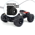 thumbnail image 6 of 4 Pieces Toy Car Wheels Tires RC Car Part High Performance Rubber for 1/10 Slash W285 Senton Models, 6 of 9