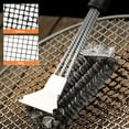 thumbnail image 6 of RIOGOO Grill Brush and Scraper for Outdoor Grill, 17" Wire Bristles Barbecue Cleaning Brush for Gas/Charcoal Grilling Grates,BBQ Cleaner Accessories, 6 of 7