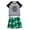Green-Kids, variant on Odeerbi Christmas Pajamas for Family Plaid Holiday Short Sleeve Family Christmas Pajamas Matching Sets Dad Fashion Plaid Print Tops Pants Sleepwear Xmas Family Matching PJs Set Green
